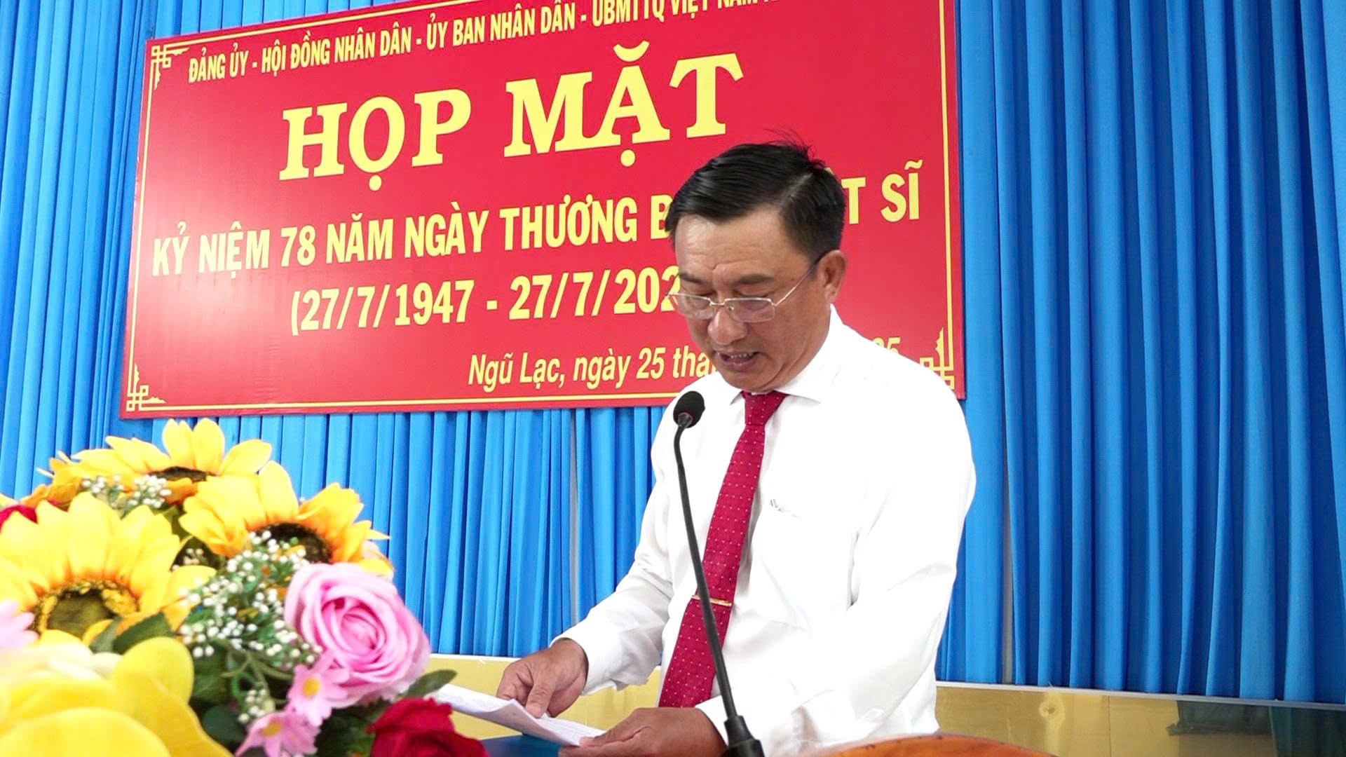 Họp mặt kỷ niệm 78 năm Ngày Thương binh - Liệt sĩ (27/7/1947-27/7/2025)
