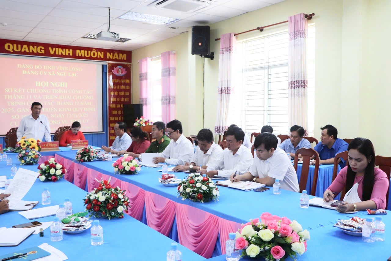 Đảng ủy xã Ngũ Lạc tổ chức Hội nghị Ban Chấp hành mở rộng