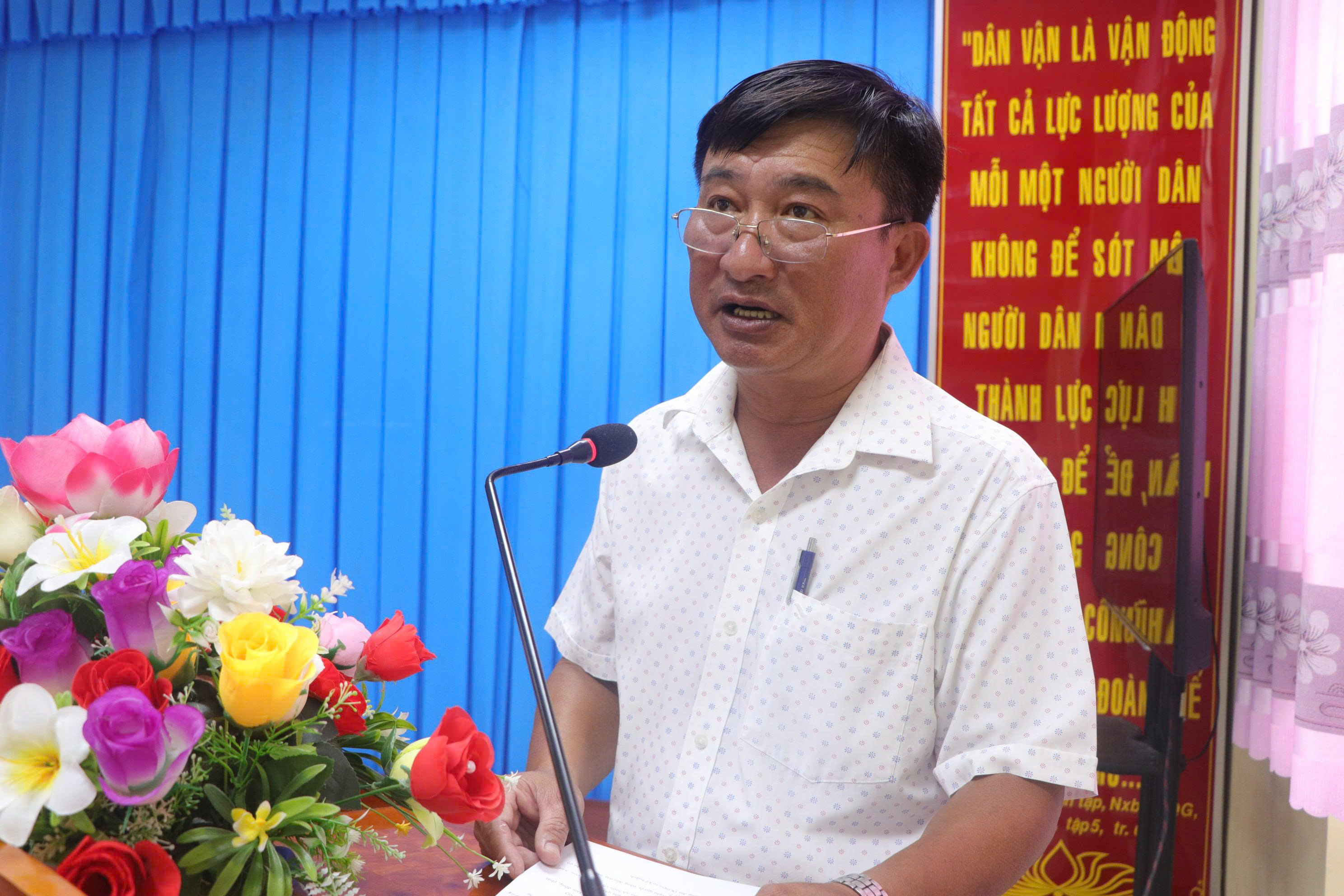 Đảng ủy xã Ngũ Lạc sơ kết tình hình thực hiện Chương trình công tác quý I và triển khai Chương trình công tác quý II năm 2026