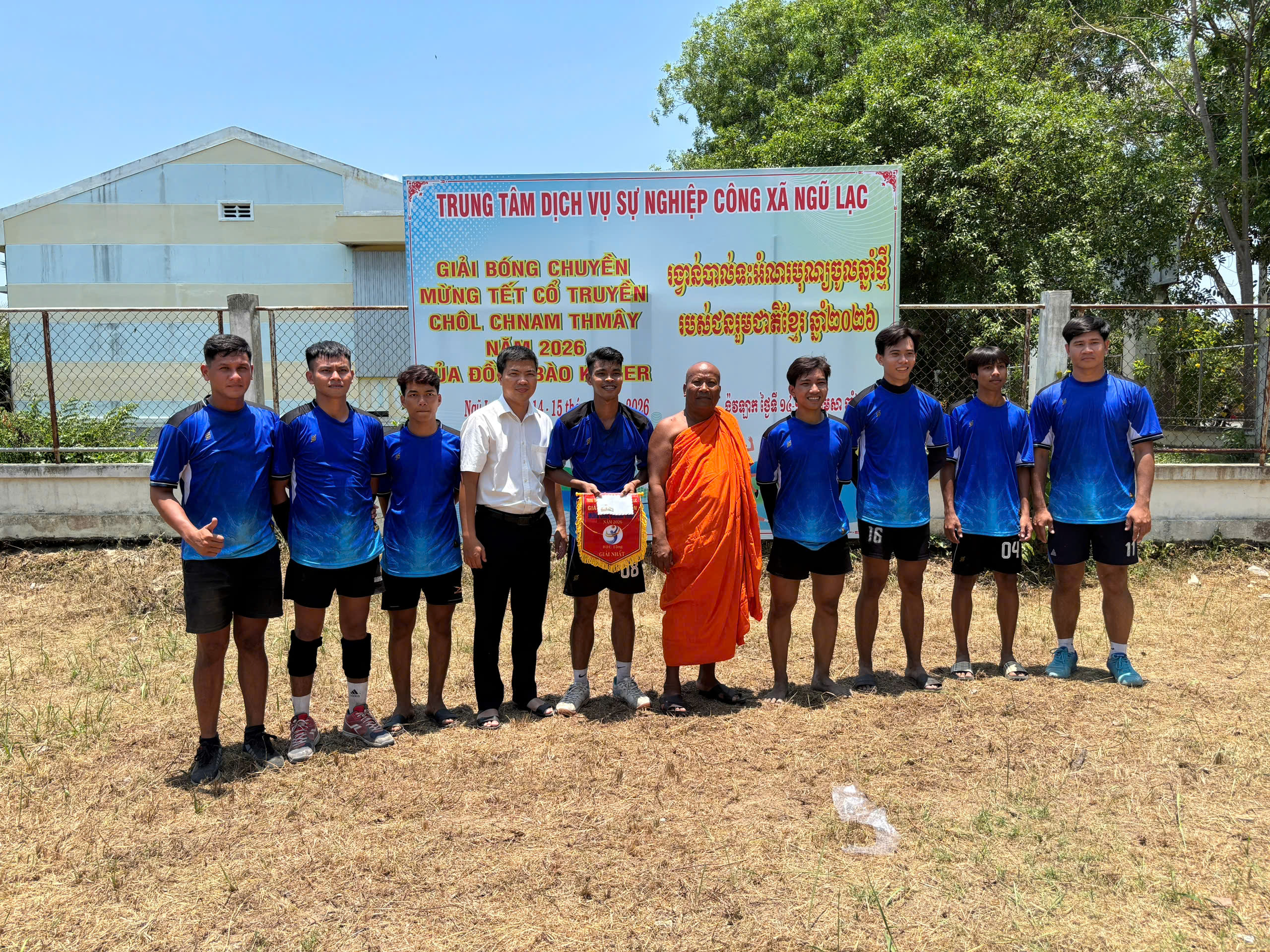 Giải bóng chuyền dân tộc mừng Chôl Chnam Thmây năm 2026